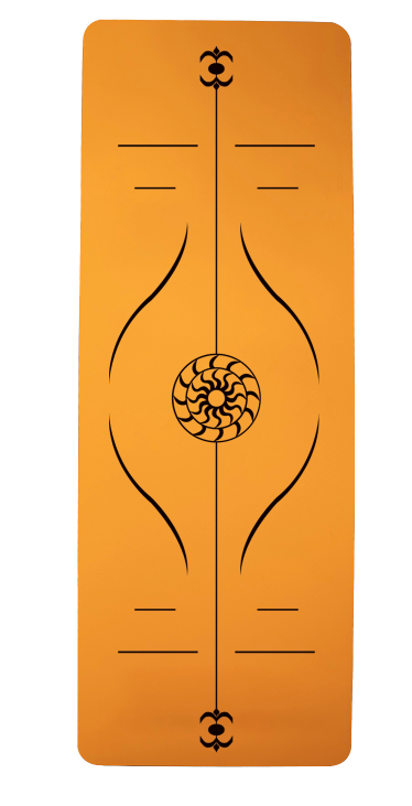 Yoga Mat Posture Line Non-slip Custom Fitness Mat For Beginners Plank Support