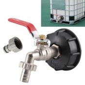 IBC Tank Adapter To Brass Garden Tap 1/2" Hose