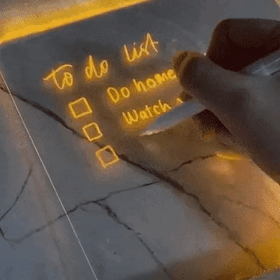 Creative Acrylic LED Noteboard