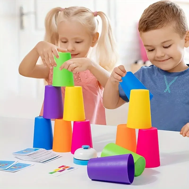 54 Cards, 12 Cups, 1 Bell Game Set