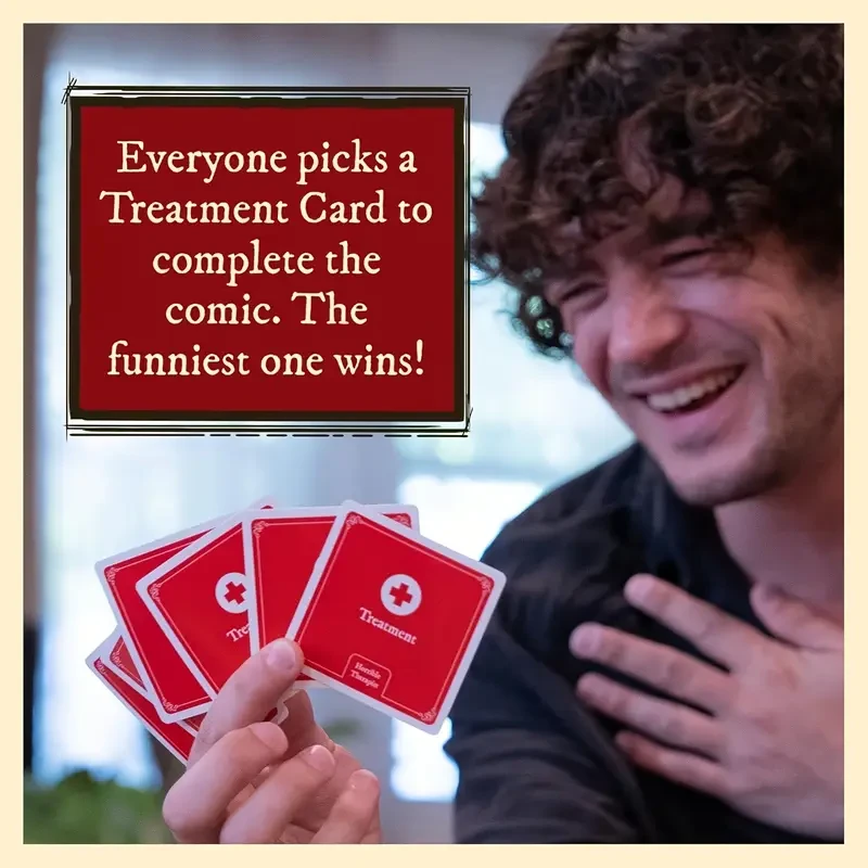 1pc "The Oatmeal" Horrible Therapist Card Game - Hilarious Adult Party Game