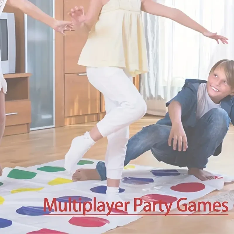 Funny Family Twist Game - Body Twist Move Mat Board Game