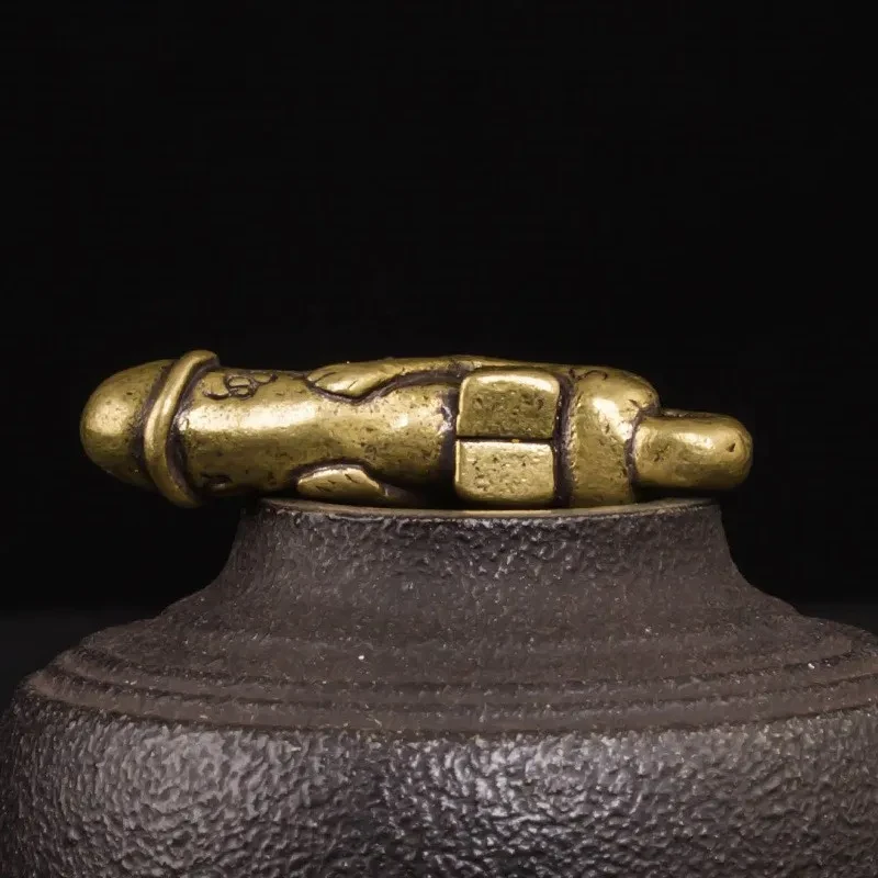 Brass Zodiac Monkey Keychain Pendant