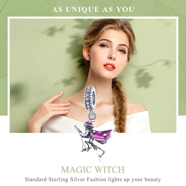 S925 sterling silver bracelet pendant