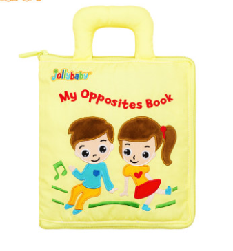 Quiet Cloth Book Baby Tear Not Rotten Three-Dimensional Early Education Baby Children'S Educational Toys 1 Year Old 6-12 Months Enlightenment