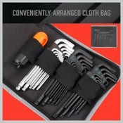HORUSDY Hex Torx Key Long End Star Allen Wrench Ball Keys Metric SAE