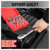 HORUSDY Torx Socket Set Female Start Bit Set