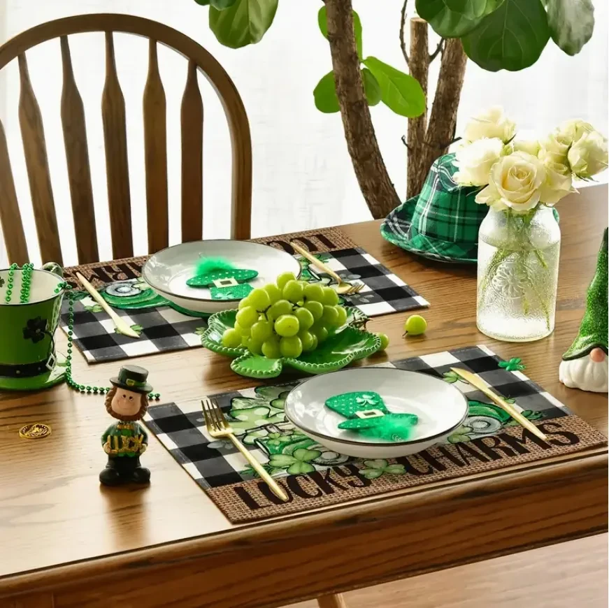 Digital Printing Placemat Stain-resistant Insulated Dining Table Mat