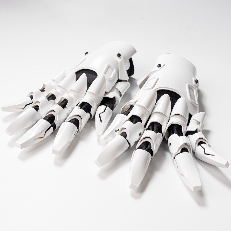 Punk Mechanical Knight Hand Armour Men's And Women's Gloves