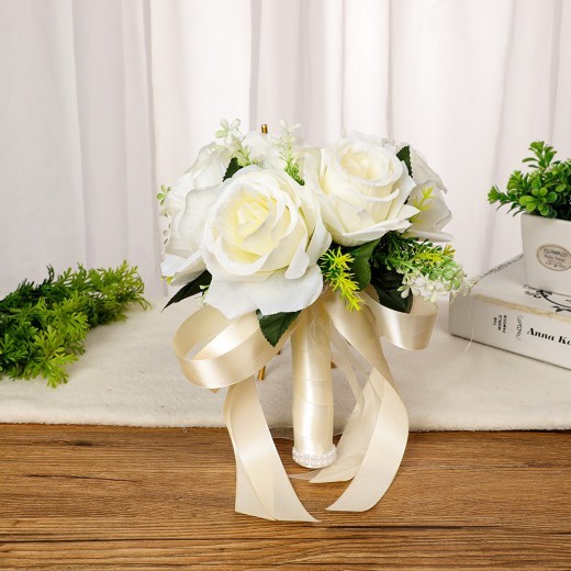 Silk Flower Simulation Rose Bouquet