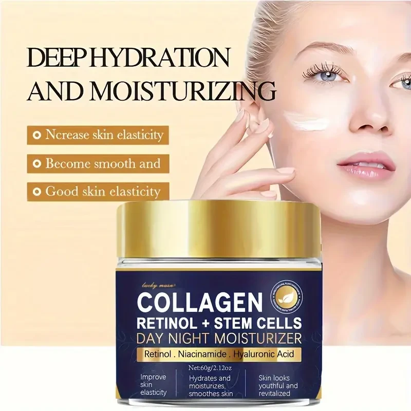 LUCKY MUSN Collagen Retinol & Stem Cell Day and Night Moisturizer