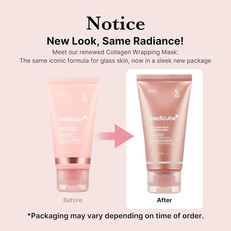 Medicube Collagen Overnight Mask Set with Applicator Brush