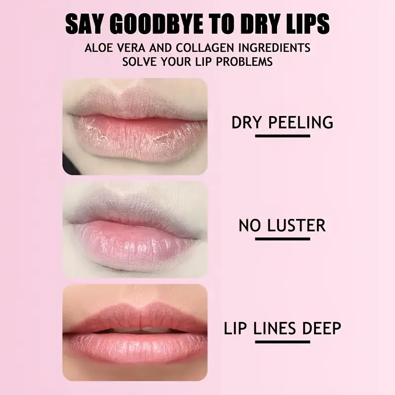 20pcs Collagen Crystal Lip Mask Moisturizes Dry Lips