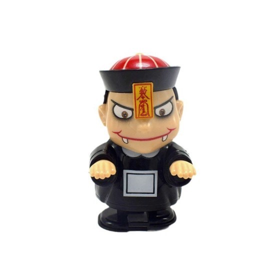 Chinese Zombie Doll Walking Shaking Head Halloween Trick