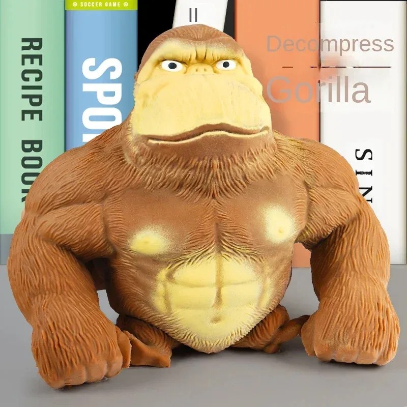 New Antistress Orangutan Fidget Toy - Squishy Elastic Monkey Stress Relief Game
