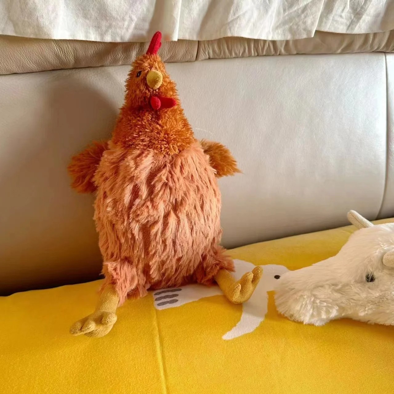 Cartoon Simulation Jeycat Hen Plush Rooster Doll