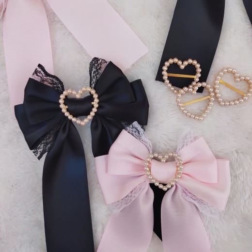 Lace Love Rhinestone Hairpin Clip