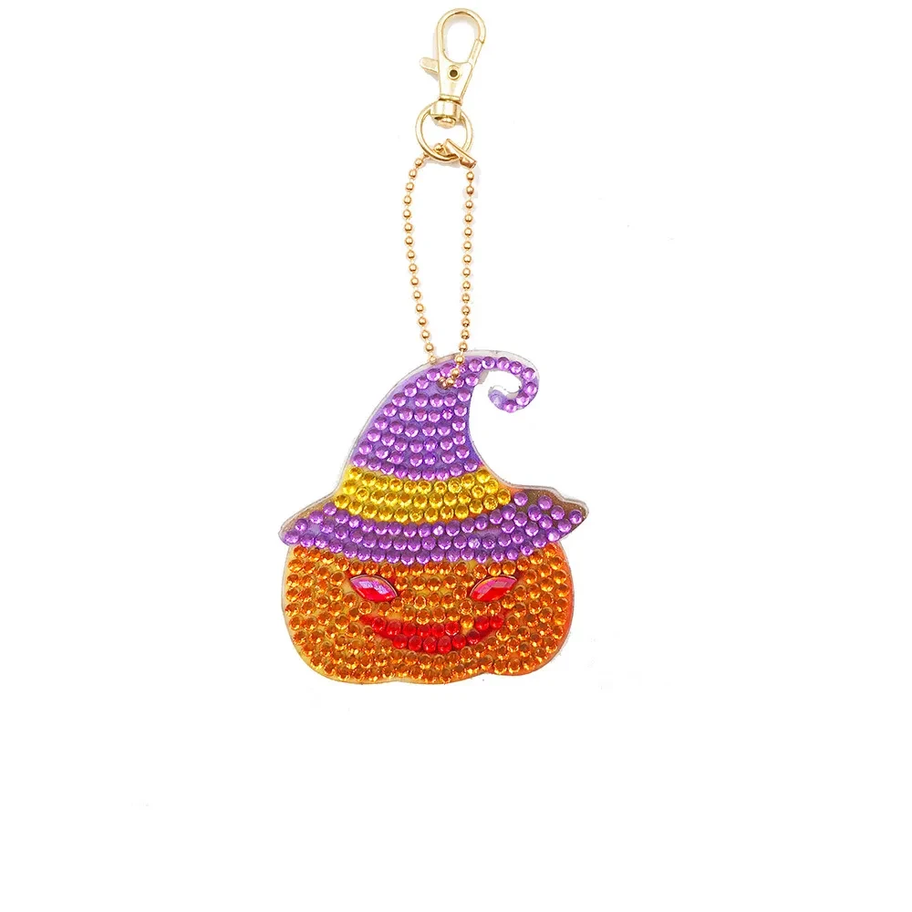 DIY Diamond Painting Keychain Wansheng Series Stick-on Crystals Five Pack Bag Ornaments Double-sided