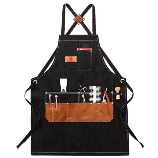 Free Size Male And Female Hair Stylist Work Clothes Small Apron
