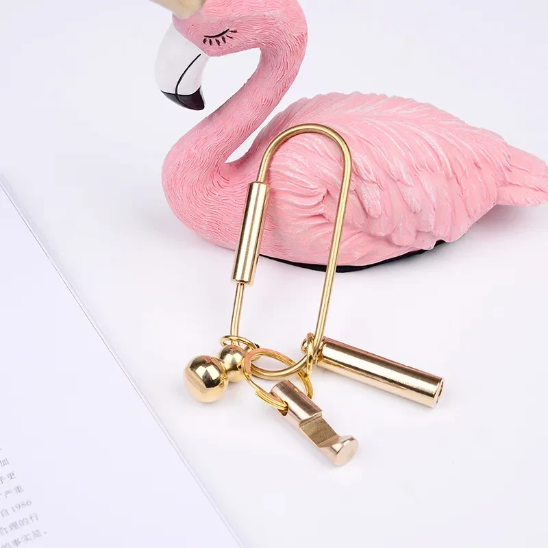 Creative Brass Key Hanging Buckle Nordic Pure Copper Storage