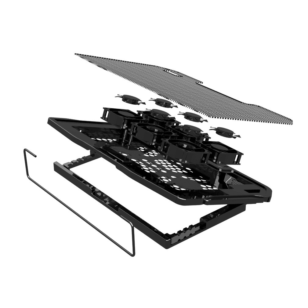 Computer Base Fan Cooling Rack Semiconductor Game