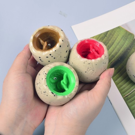 Novelty Vent Dinosaur Egg Squeeze Toys