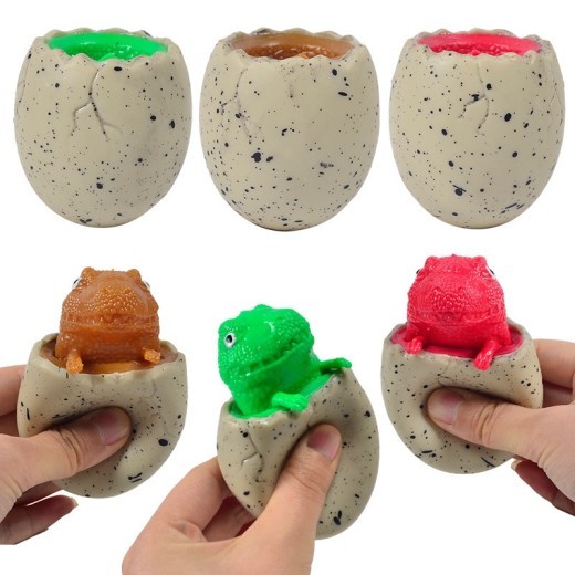 Novelty Vent Dinosaur Egg Squeeze Toys