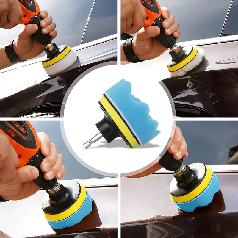 38pcs 7.62cm Buffing Polishing Pads