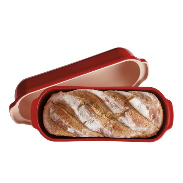 Large Bread Loaf Baker - Burgundy - Emile Henry
