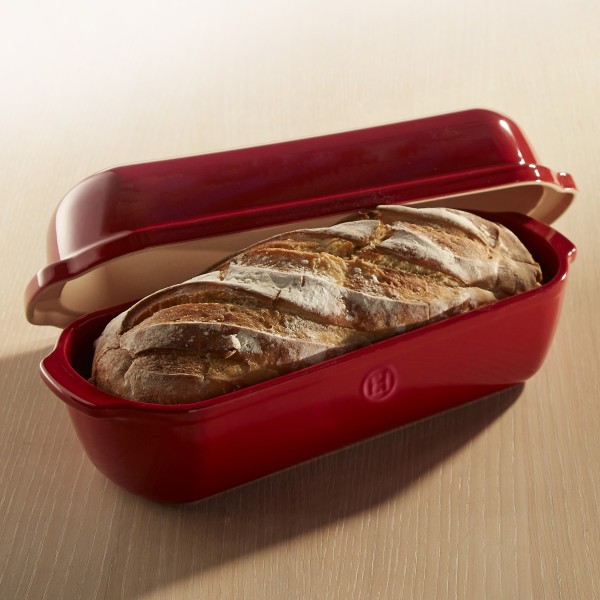 Large Bread Loaf Baker - Burgundy - Emile Henry