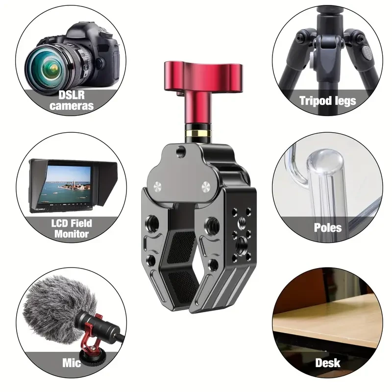 Versatile Aluminum Alloy Crab Clamp