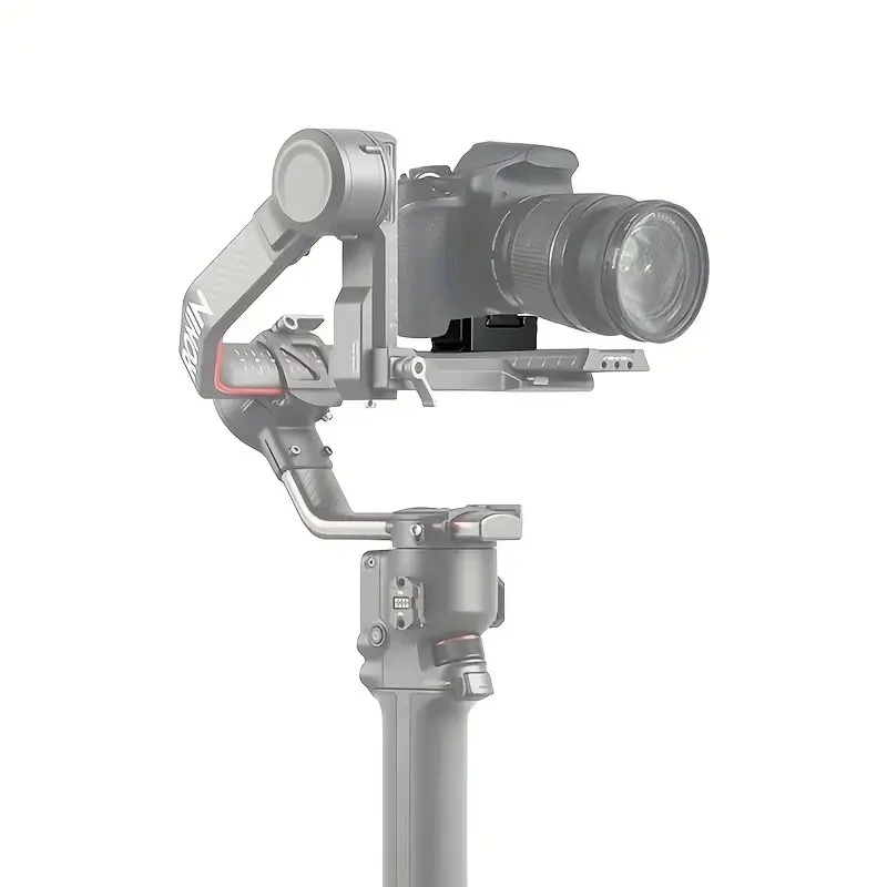 Quick Release Clamp Plate V-Lock Mount 1/4" Screw for 38mm Tripod Head Field Monitor LED Light Camera Adapter