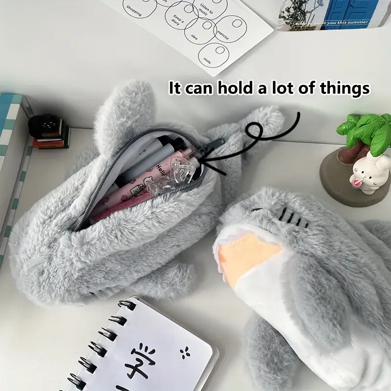 Unique, Plush Shark Pencil Case