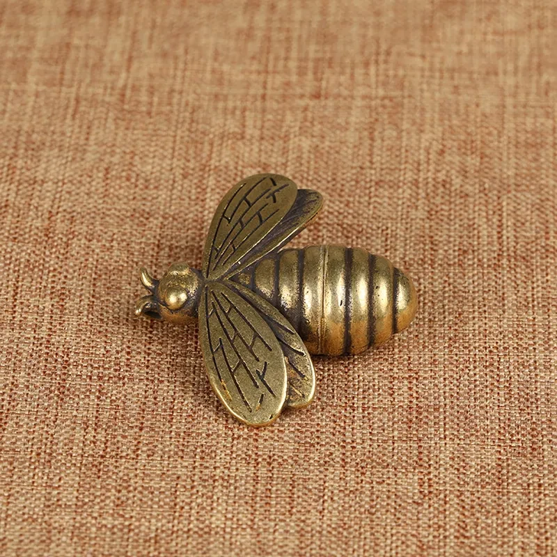 Punk Small Pendant Handmade Brass Keychain Bag
