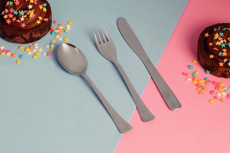 Baby Friends Childrens Cutlery 3 Piece Set - Tramontina