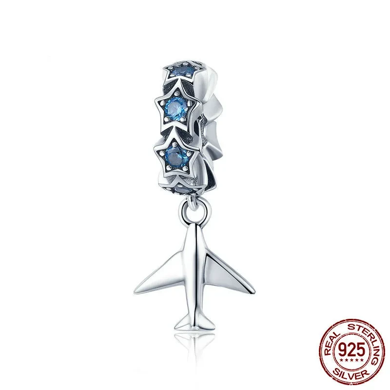 Fashion Sterling Silver Pendant Airplane Popular