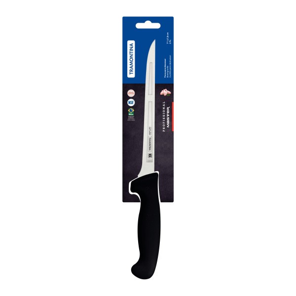 Professional Master Black Boning Knife, 7", 18cm -  Tramontina