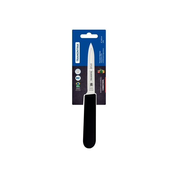 Professional Master Black Paring Knife 4", 10cm - Tramontina