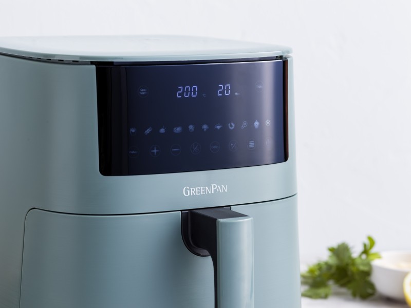 GreenPan Bistro Airfryer 1 basket 7.2L- Smokey Blue - GreenPan