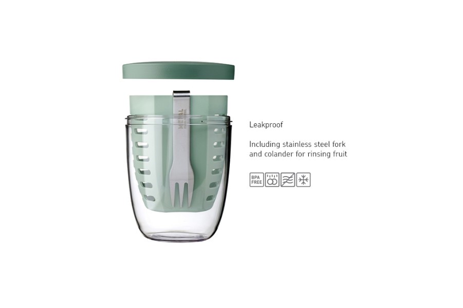Fruit & Veggie Ellipse Nordic Blue - Mepal