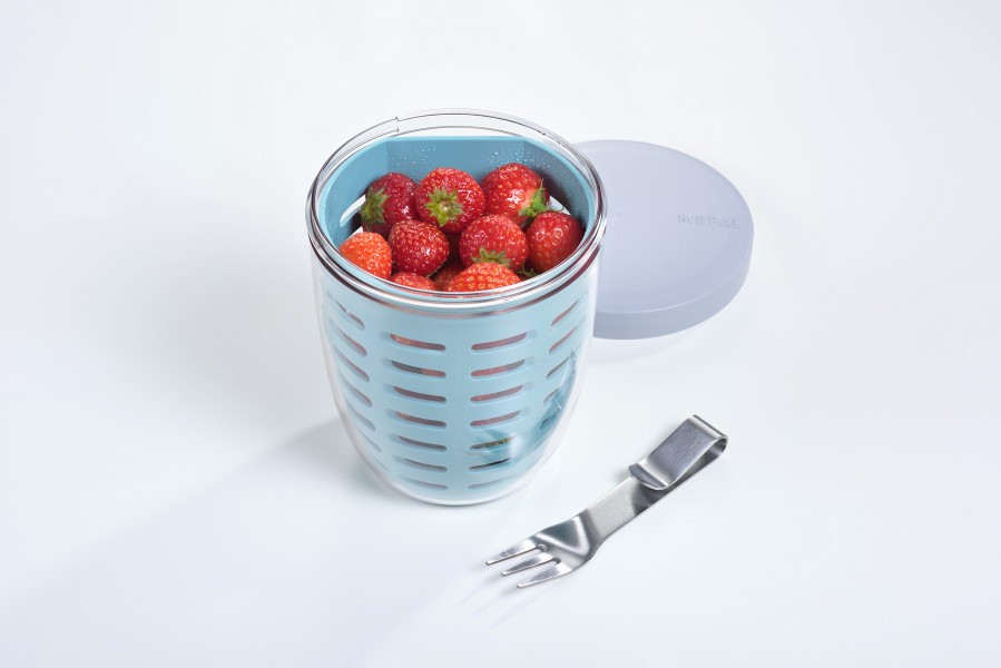 Fruit & Veggie Ellipse Nordic Blue - Mepal