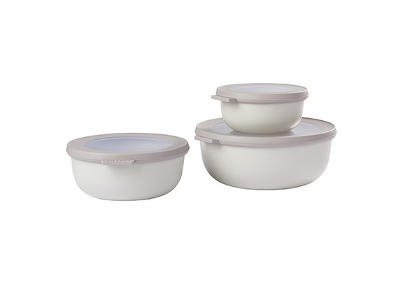 Cirqula Round 3-Piece Small Set Nordic White - Mepal