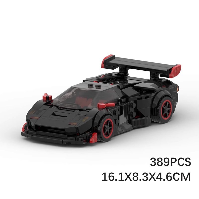8 Grid Car Super Running GT Puzzle Assembled Building Block Toys