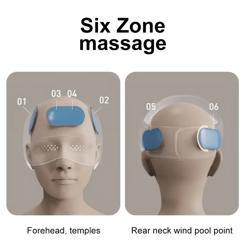 Hailong Palace Two-in-One Electric Head Massager & Sleep Aid
