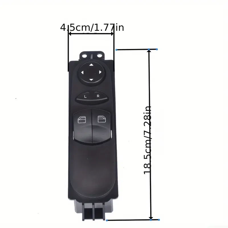 Power Master Window Switch for Mercedes Sprinter W906 and VW Crafter 2006-2013
