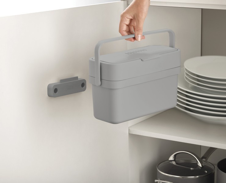 Compo Easy-fill Food Waste Caddy - Joseph Joseph Duo
