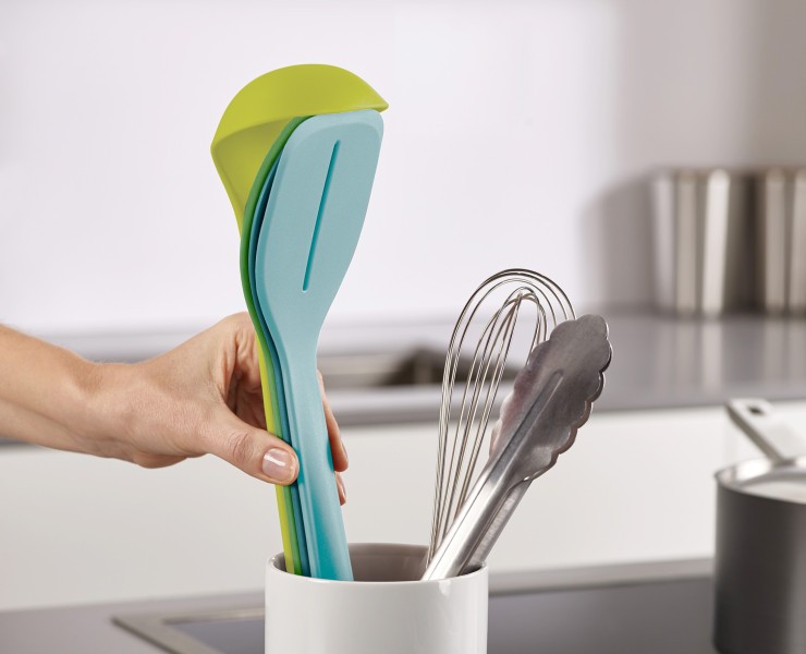 4pc In-drawer Utensil Set (Opal) - Joseph Joseph Duo