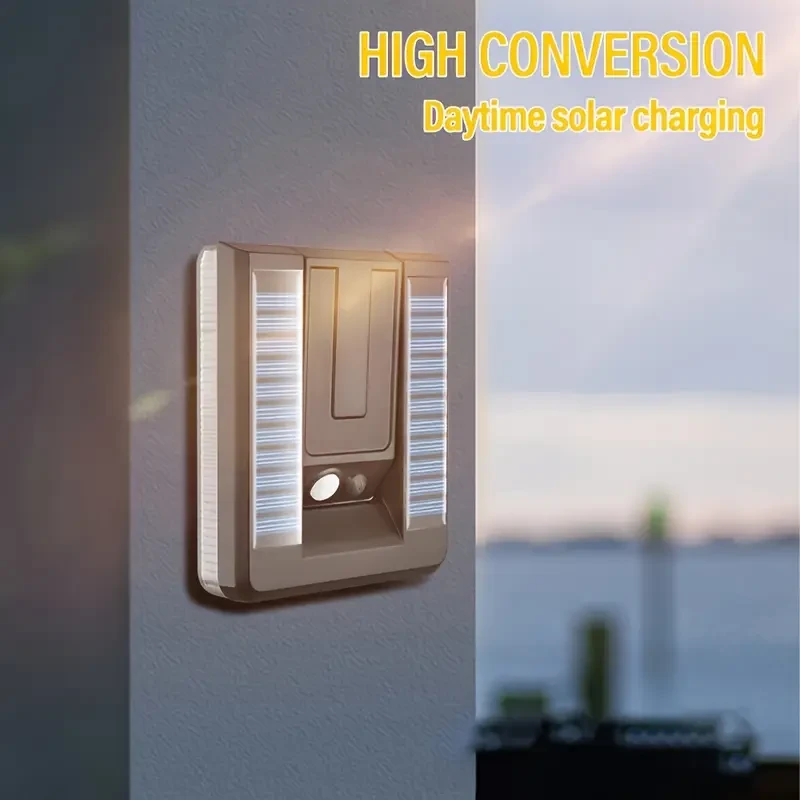 4pcs GoldenCentury Solar Street Lights with Motion Sensor