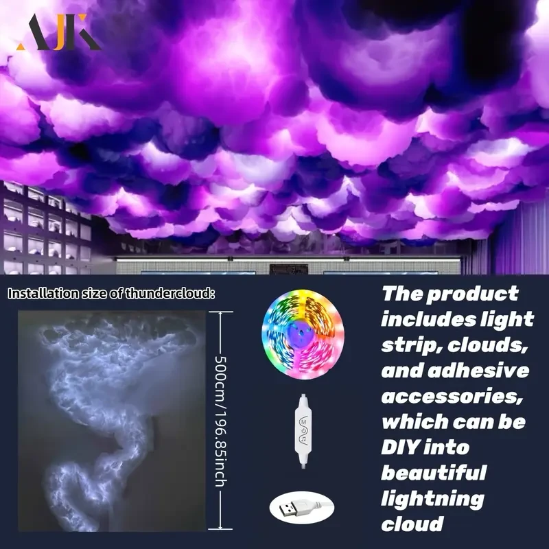 1pc Big Cloud Light