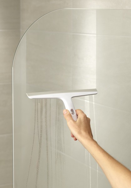 EasyStore Slimline Squeegee with Storage Hook - Grey - Joseph Joseph